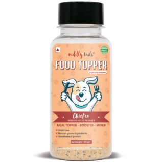 CuddlyTails Dog Food Topper – Chicken with Roasted Peanuts (100 gm)