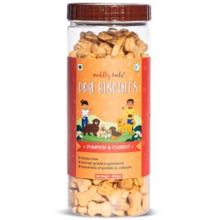 CuddlyTails Dog Biscuits- Pumpkin & Carrot, Gluten-Free
