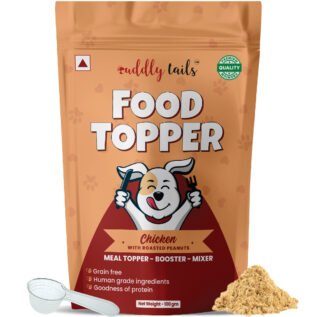 CuddlyTails Dog Food Topper – Chicken with Roasted Peanuts (100 gm)