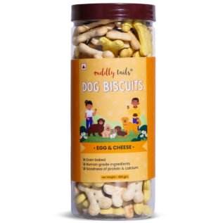 CuddlyTails Dog Biscuits – Egg & Cheese